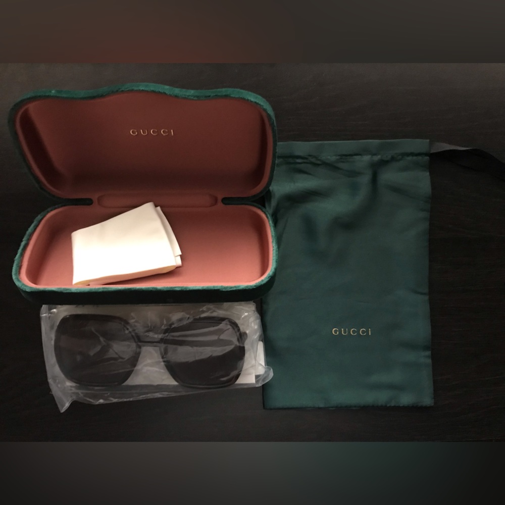 Gucci Havana Sunglasses with Brown lenses (GG0890S 002 55) NWT - Picture 1 of 11